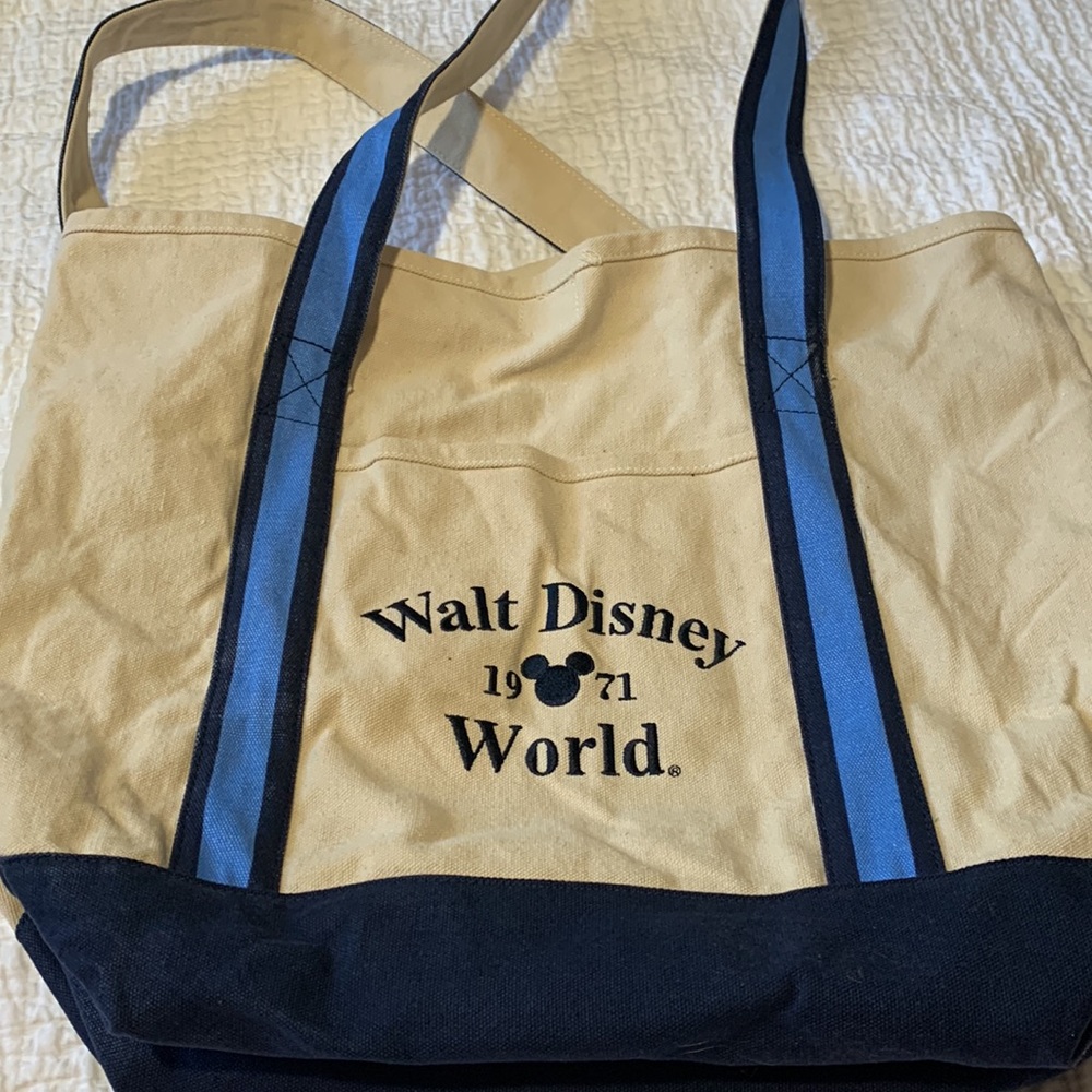 Walt Disney world canvas tote.